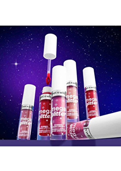 Mega Glitter Shimmer Likit Ruj -Pink Future