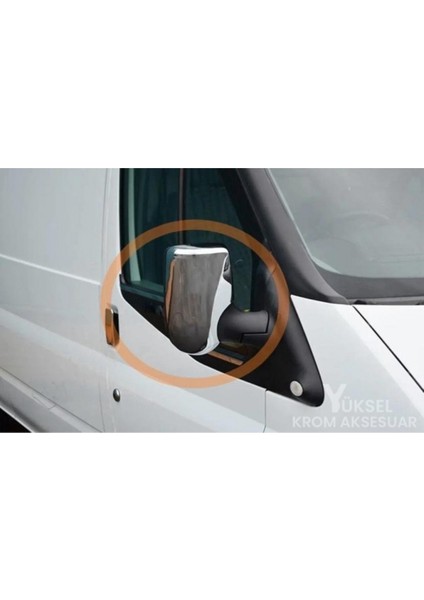 Ford Transit 2003-2013 Krom Paslanmaz Çelik Ayna Kapağı