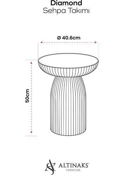 Bohem Sehpa,tekli Sehpa,yan Sehpa,zigon Sehpa - Soho - Q 40 * H 50 Cm. fırsatları