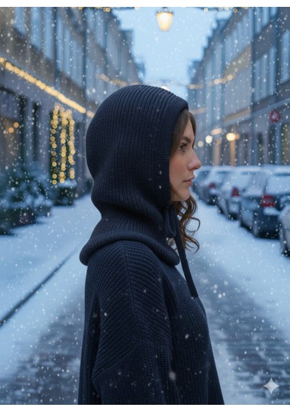 Kadın Kışlık Triko Örgü Balaklava Tesettür Başlık-Şapka fiyatları