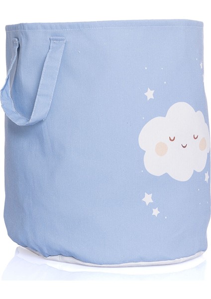 Bebek Odası Kumaş Oyuncak Sepeti Mavi modelleri