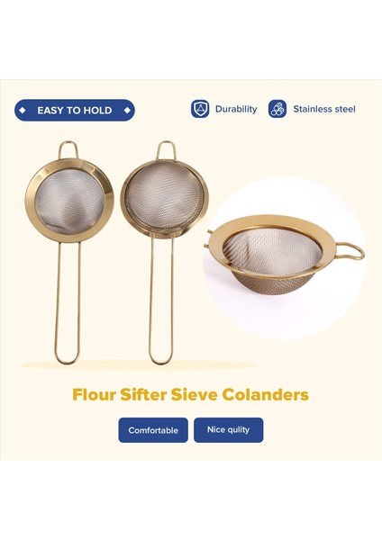 Paslanmaz Çelik Ince Örgü Yağı Süzgeç Altın Un Elek Elek Kehanetleri Un Kahve Örgü Filtresi Fırın Aletleri Mutfak Fırın Yazılımı S (Yurt Dışından) indirimleri