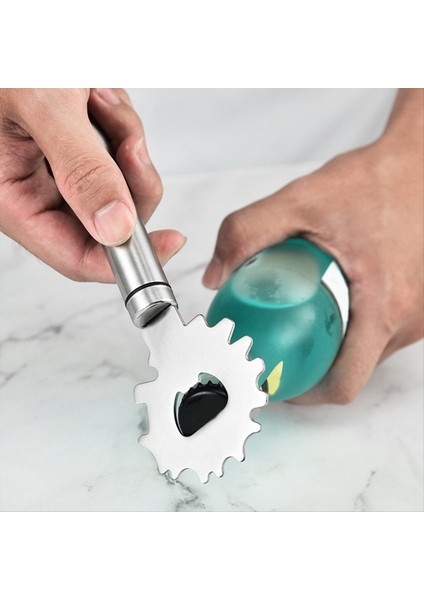 Paslanmaz Çelik Barbekü Izgara Sıyırıcı Abar Gadget Temizleyici Şişe Açıcı Temizleme Kamp Aracı Taşınabilir Mutfak Aksesuarları (Yurt Dışından) fırsatları