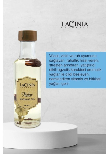 Lacınıa Relax Masaj Yağı 100 Ml fiyatları