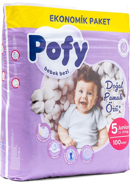 Junior 5 Numara Bebek Bezi 100 Ad modelleri