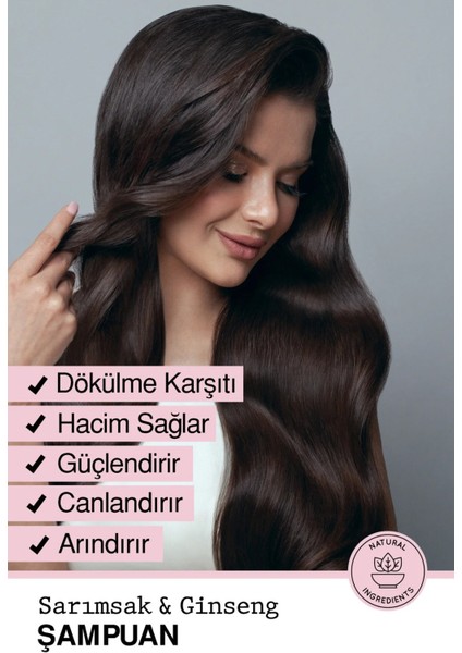 Şampuan - Sarımsak & Ginseng Özlü (400 Ml) fırsatları