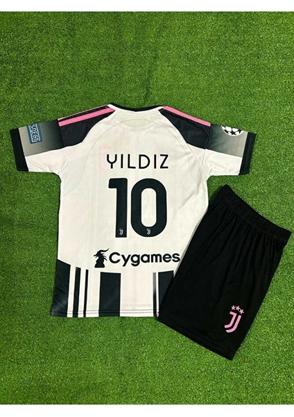 Juventus 2025-26 Yeni Sezon Kenan Yıldız Iç Saha Çocuk Forması (Yeni)