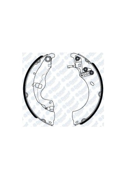 Arka Fren Balatası Pabuclu J9 Premıer 09-&gt;karsan J10