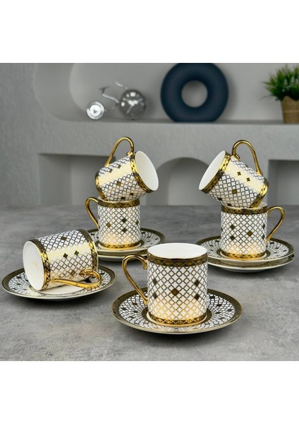Porselen Fincan Takımı 6lı 90 cc (RSY-104) fırsatları