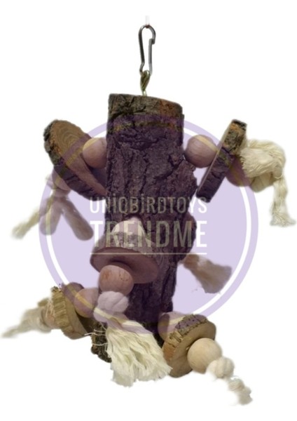 Papağan Kuş Stess Odun Doğal Dilimler (Sultan Vb.)