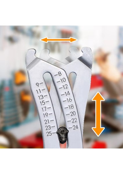 Hassas Iplik Boyutu Denetleyici Anahtarlık Taşınabilir Kaliper Gösterge Metrik/imparatorluk Altıgen Somun Vidası Sizemaur Araçları (Yurt Dışından) modelleri