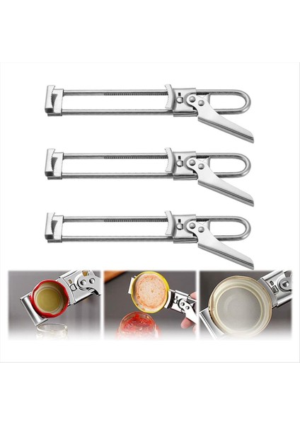Paslanmaz Çelik Şişe Açıcı Doğrusal Ayarlanabilir Kutu Açıcı Manuel Vida Kapağı Can Açıcı (Yurt Dışından) fiyatları