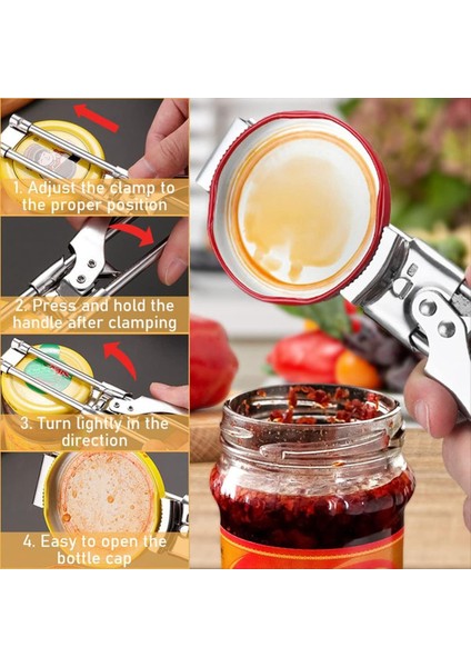 Paslanmaz Çelik Şişe Açıcı Doğrusal Ayarlanabilir Kutu Açıcı Manuel Vida Kapağı Can Açıcı (Yurt Dışından) modelleri