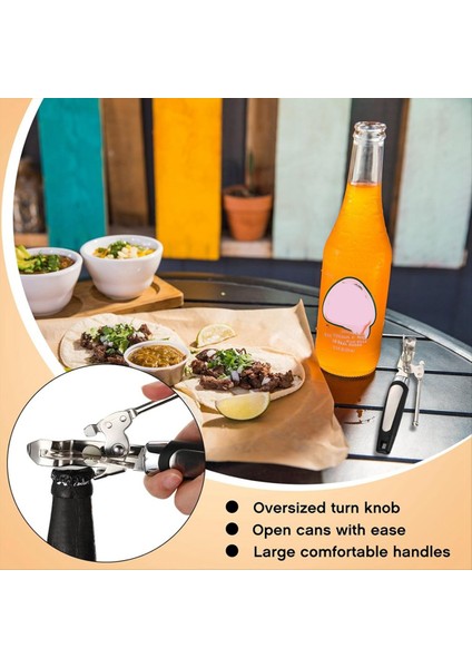 10 Adet Can Kılavuzu Kılavuzu Can Açıcı Yumuşak Slip Slip Grip Sapı Ağır Hizmet Tipi El Tipi Açıcı Güvenlik Yapabilir. (Yurt Dışından) modelleri