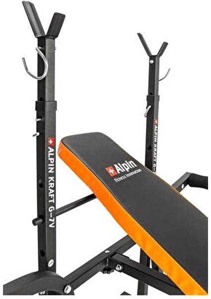 Bench Alpin Kraft G-7 Ağırlık Sehpası Ergonomik Tasarım ve 120 kg Taşıma Kapasitesi