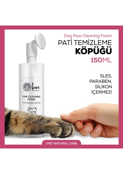 Kedi Köpek Pati Temizleme Köpüğü – Fırçalı Pati Temizleyici, Hızlı Temizlik, Hijyenik Bakım fiyatları