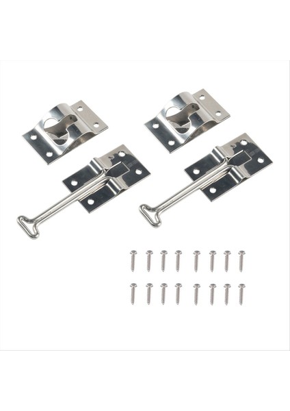 Rv Kapı Tutucusu, Yükseltme Snap Gürültüsüz Römork Kapısı Mandal, Metal Van Kapı Tutucu Yakalama, T Tarzı Kapı Tutucu, 6 Inç (Yurt Dışından)