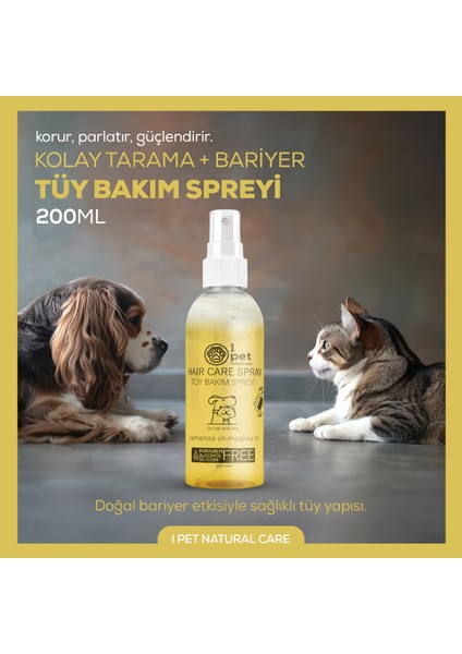 Kedi Köpek Tüy Parlatıcı ve Kolay Tarama Spreyi 200 ml – Dış Etkenlere Karşı Koruma fiyatları