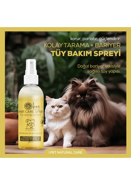 Kedi Köpek Tüy Parlatıcı ve Kolay Tarama Spreyi 200 ml – Dış Etkenlere Karşı Koruma modelleri