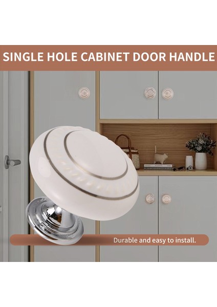 1 x Seramik Kapı/gardırop/dolap/dolap Düğme Saplı Çekmece Beyaz (Yurt Dışından) fırsatları
