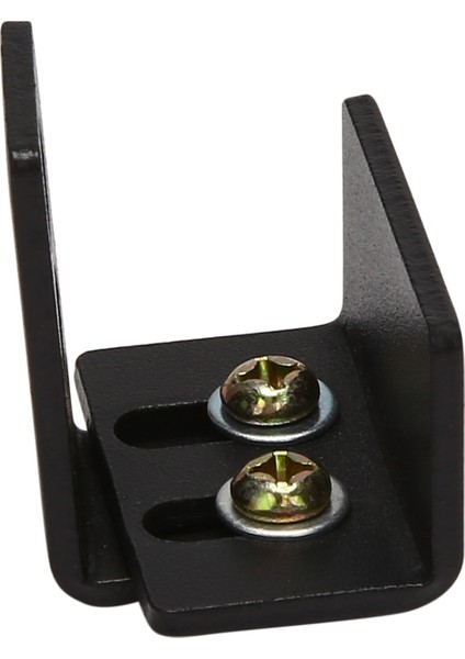 1 Adet Basit Tasarım Duvarı Monte Sürgülü Ahır Kapı Alt Kat Kılavuzu Ayarlanabilir Braket Siyah (Yurt Dışından)