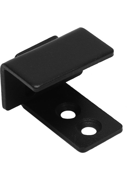 1 Adet Basit Tasarım Duvarı Monte Sürgülü Ahır Kapı Alt Kat Kılavuzu Ayarlanabilir Braket Siyah (Yurt Dışından) indirimleri