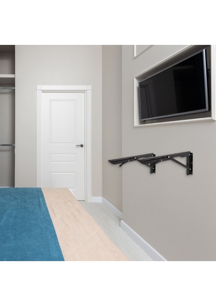 2pcs 12 Inç Katlanır Raf Braketleri Ağır Hizmet Tipi Metal Rafları Destek Braketi Duvarı Monte Yüzer Raf Braketi (Yurt Dışından) fırsatları