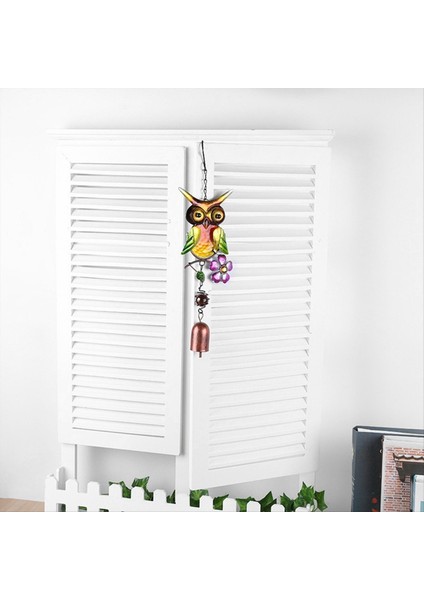 Ev Moda Dekorasyon Metal Rüzgar Chime Owl Rüzgar Çanları Bahçe Açık Dekor Asma Kolye Hediyeler Aksesuarlar Araçlar D (Yurt Dışından) fiyatları
