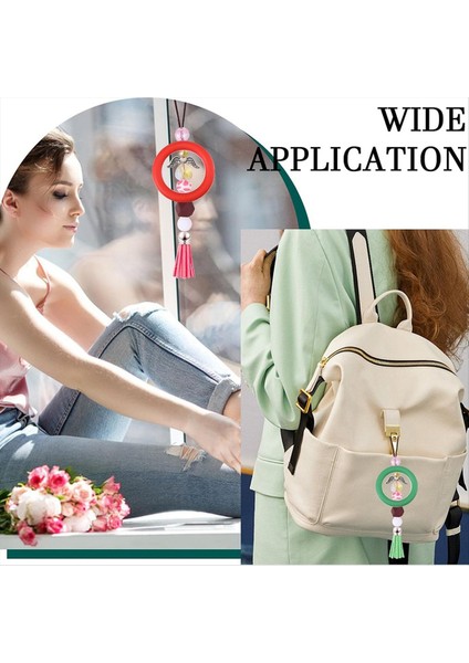 18PC Silikon Boncuklu O Halkalar 65MM Yuvarlak Halka Dıy Anahtarlık Bilezik Kolyesi Için 2 Delikli Noel Süsleri Yapmak (Yurt Dışından) fiyatları