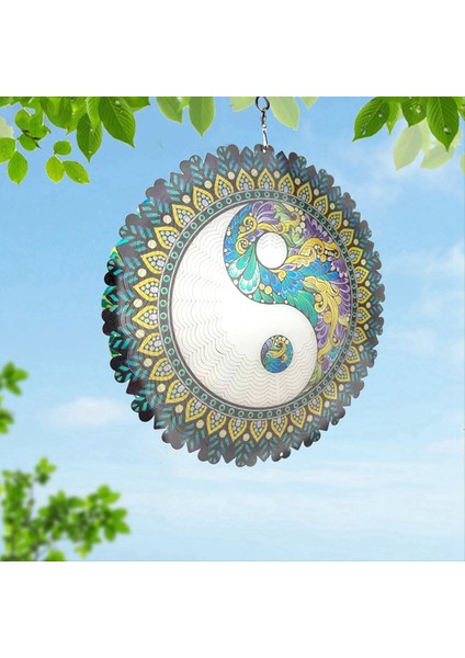 3D Rüzgar Spinner Spiral Için Bahçe Dekoru Dönen Asılı Rüzgar Çanları Ev Dış Mekan Dekorasyonu (Büyük Ultimate) (Yurt Dışından) fırsatları