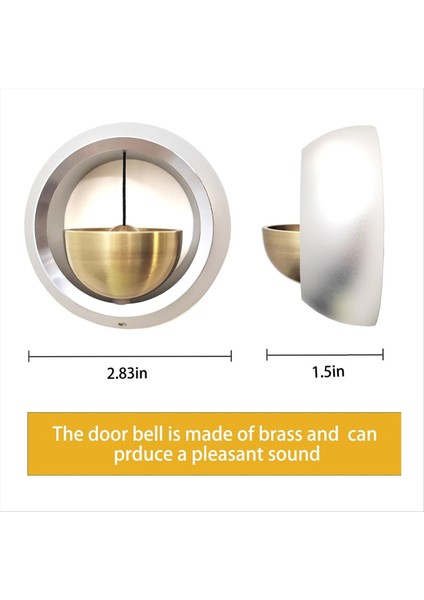 Kapı Açılışı Için Esnaf Çan, Kapı Gümüşü Için Manyetik Olarak Yapıştırılmış Çanlara Girerken Iş Için Kapı Zil (Yurt Dışından) fiyatları
