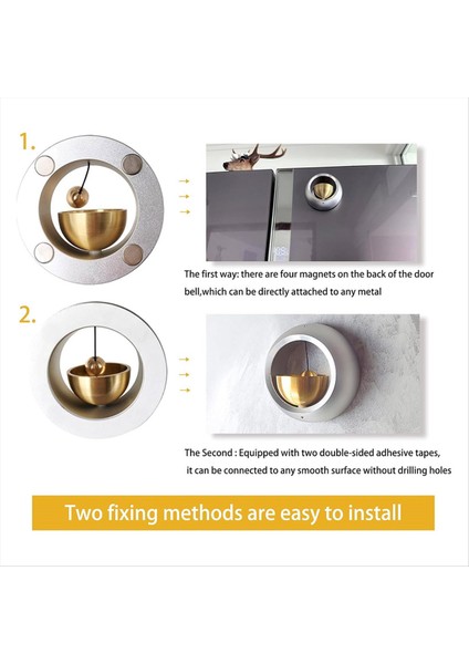 Kapı Açılışı Için Esnaf Çan, Kapı Gümüşü Için Manyetik Olarak Yapıştırılmış Çanlara Girerken Iş Için Kapı Zil (Yurt Dışından) fırsatları