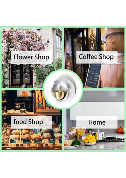 Kapı Açılışı Için Esnaf Çan, Kapı Gümüşü Için Manyetik Olarak Yapıştırılmış Çanlara Girerken Iş Için Kapı Zil (Yurt Dışından) indirimleri