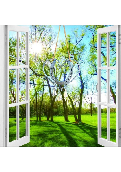 Şanslı Aşk Rüzgar Çarşısı Çelik Tırnaklar, At Nalı Retro Rüzgar Zil, Kalp Şeklinde Rüzgar Bahçe, Veranda (Yurt Dışından) modelleri