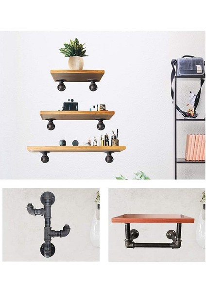 1/2 Inç Dövülebilir Dökme Demir Boru Flanşı, 1/2 Inç Siyah Boru Dişli Boru Meme Uçları, 8 Adet (Yurt Dışından) fiyatları