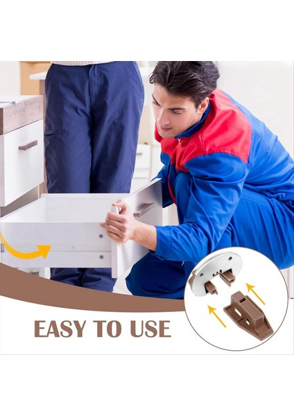 10 Set Çekmece Yedek Parça Çekmece Slaytlar Ray Değiştirme Kiti Geliştirilmiş Ticari Stil Çekmece Tıpa (Yurt Dışından) fırsatları