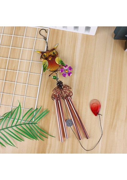 Ev Moda Dekorasyon Metal Rüzgar Zil Baykuş Rüzgar Çanları Bahçe Açık Dekor Asma Kolye Hediyeler Aksesuarlar Araçlar C (Yurt Dışından) fırsatları