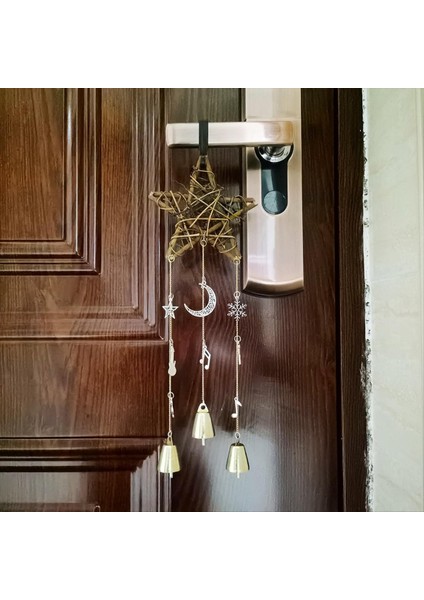 Cadı Çanları Koruma Kapı Askıları Cadı Rüzgar Çanları Asmak Cadı Çanları El Yapımı Rattan Rüzgar Çanları Dekor Altın (Yurt Dışından) modelleri