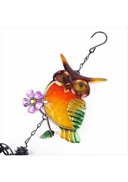 Ev Moda Dekorasyon Metal Rüzgar Chime Owl Rüzgar Bahçesi Açık Dekorasyon Kolye Hediye Aksesuarları Araçları D (Yurt Dışından) modelleri