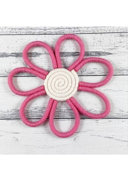 Boho Dekor Daisy Çiçek Dokuma Makramı Duvar Asma Halat El Yapımı Dokuma Duvar Süsleme Kız Odası Çiçek Asma Kolye B (Yurt Dışından) fiyatları