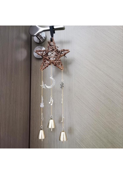 Cadı Çanları Koruma Kapı Askıları Cadı Rüzgar Çanları Asılı Cadı Çanları El Yapımı Rattan Rüzgar Çanaları Dekor Gümüş (Yurt Dışından) indirimleri