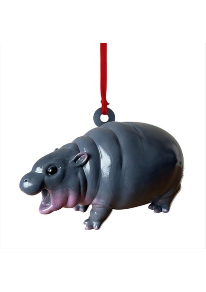 Hayvan Süsleri Minyatür Hayvan Kolye Reçine Ev Araba Kolye Dekorasyon Araba Kolye (Yurt Dışından)