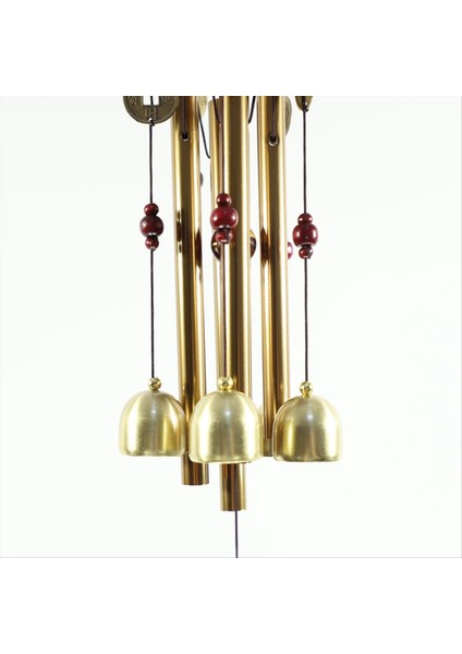 Büyük Metal Çok Tüplü Ahşap Rüzgar Zil Kapısı Dekorasyon Alaşım Çan Dekorasyon (Yurt Dışından) indirimleri