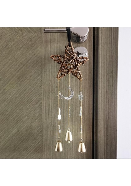Cadı Çanları Koruma Kapı Askıları Cadı Rüzgar Çanları Asılı Cadı Çanları El Yapımı Rattan Rüzgar Çanaları Dekor Bronz (Yurt Dışından) fiyatları