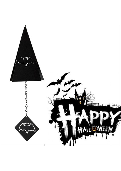 Cadılar Bayramı Odası Dekorasyonu Cadılar Bayramı Foredan Üçgen Rüzgar Zil Kolye Bahçe Bell Dekoracion Para Habitacion A (Yurt Dışından) indirimleri