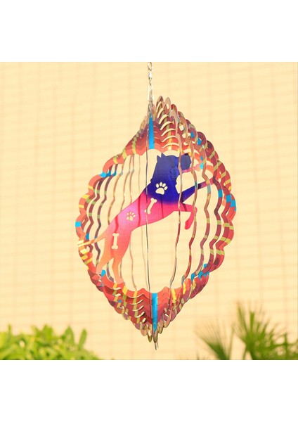 Açık Rüzgar Spinner Paslanmaz Çelik 3D Dönen Windchimes Bahçesi Dış Mekan Dekorasyon Rüzgar Spinners (Yurt Dışından) modelleri