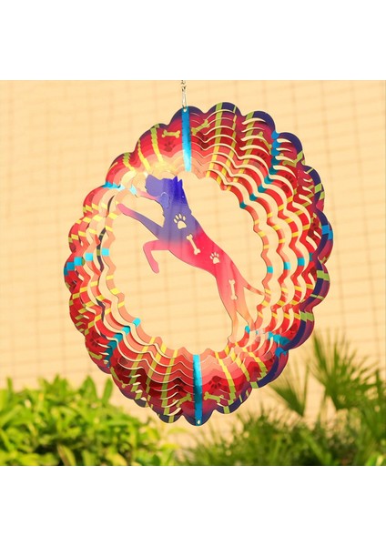 Açık Rüzgar Spinner Paslanmaz Çelik 3D Dönen Windchimes Bahçesi Dış Mekan Dekorasyon Rüzgar Spinners (Yurt Dışından) fırsatları