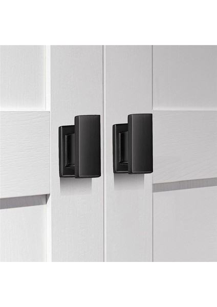 10 Paket Kare Siyah Dolap Çekmecesi Dresser Dolap Dolap Kulpları Dolap Için Banyo Mutfak Dolabı Donanımı (Yurt Dışından) fiyatları
