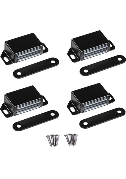 4 Pack Manyetik Kapı Yakalama Yüksek Manyetik Paslanmaz Çelik Ağır Dereceli Mutfak Kapısı Çekme Kabul Siyah (Yurt Dışından) fiyatları