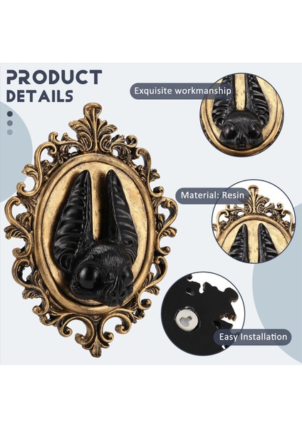 Cadılar Bayramı Gotik Tarzı Dekoratif Yarasa Kolye Barok Tarzı Kolye Süslemeleri Ev Dekor C Için (Yurt Dışından) indirimleri